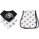 3-Pack Baby Neutral New Orleans Saints Bibs and Burp Cloth Set-Gerber Childrenswear Wholesale