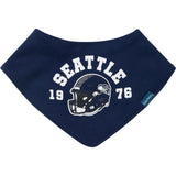 3-Pack Baby Neutral Seattle Seahawks Bibs and Burp Cloth Set-Gerber Childrenswear Wholesale