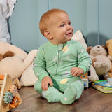 3-Pack Baby & Toddler Neutral Playtime Footed Fleece Pajamas