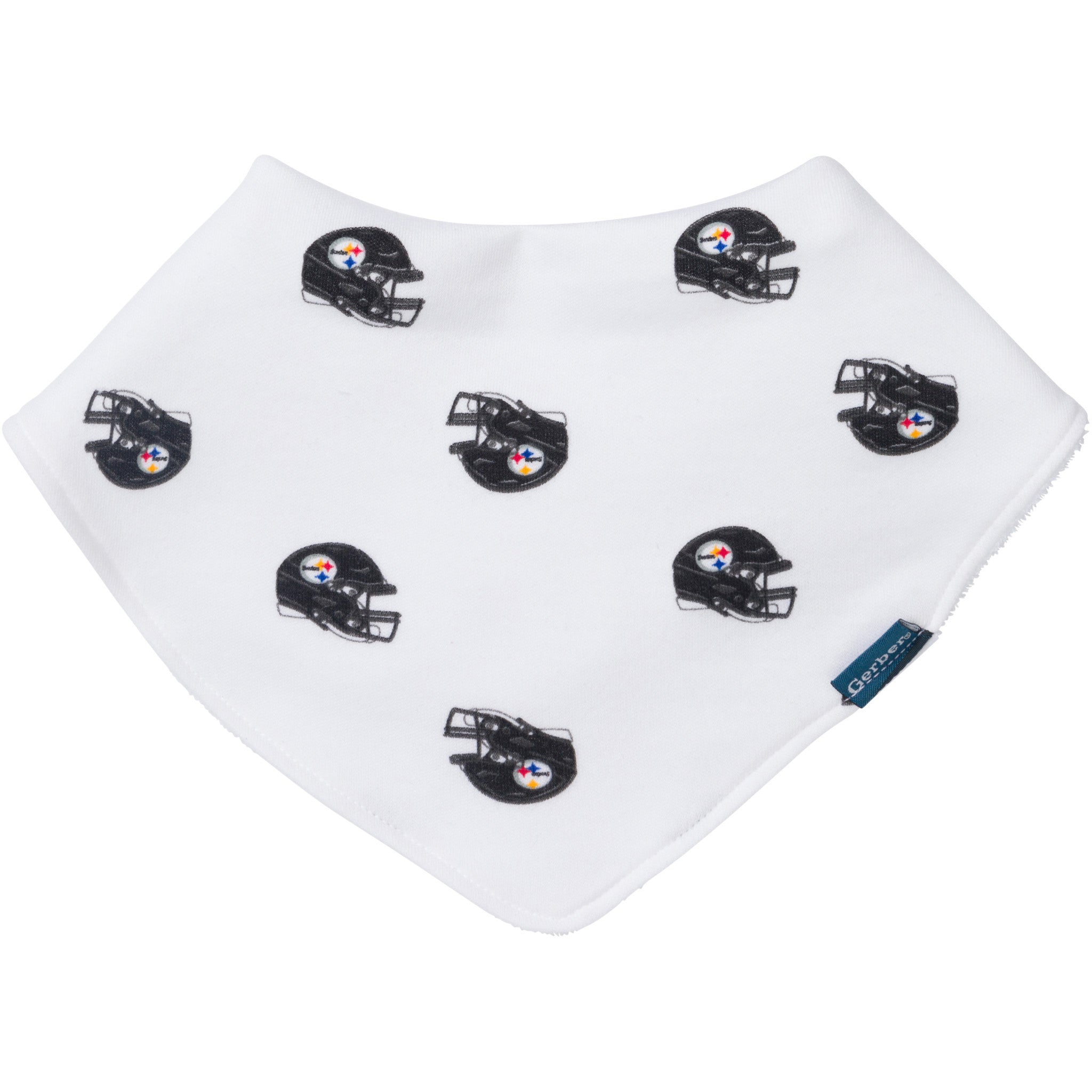 3-Pack Baby Neutral Pittsburgh Steelers Bibs and Burp Cloth Set-Gerber Childrenswear Wholesale