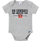 3-Pack Baby Boys Cincinatti Bengals Bodysuit Set-Gerber Childrenswear Wholesale