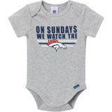 3-Pack Baby Boys Denver Broncos Bodysuit Set-Gerber Childrenswear Wholesale