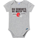 3-Pack Baby Boys Cleveland Browns Bodysuit Set-Gerber Childrenswear Wholesale