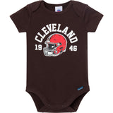 3-Pack Baby Boys Cleveland Browns Bodysuit Set-Gerber Childrenswear Wholesale