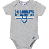 3-Pack Baby Boys Indianapolis Colts Bodysuit Set-Gerber Childrenswear Wholesale