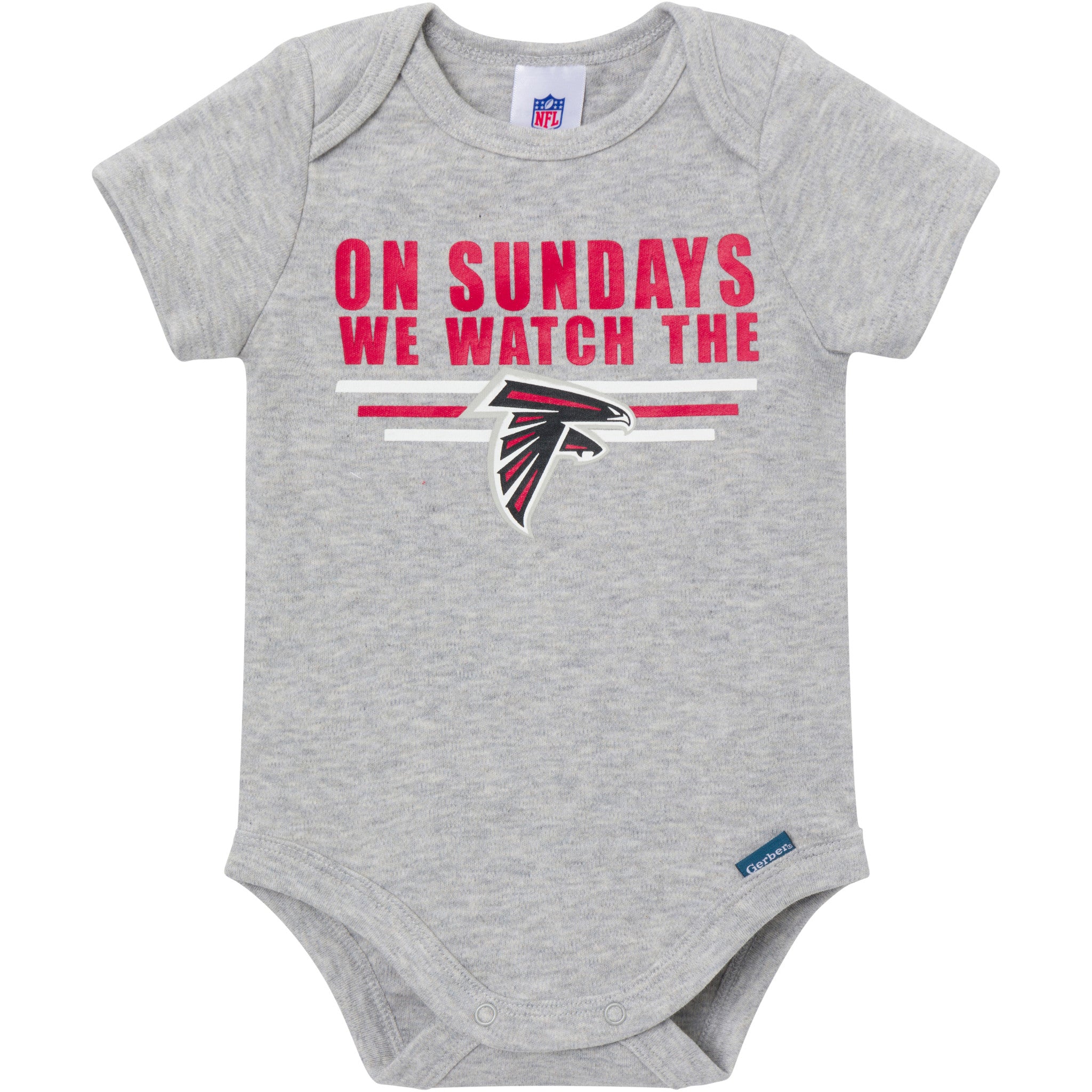 3-Pack Baby Boys Atlanta Falcons Bodysuit Set-Gerber Childrenswear Wholesale