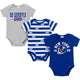 3-Pack Baby Boys New York Giants Bodysuit Set-Gerber Childrenswear Wholesale