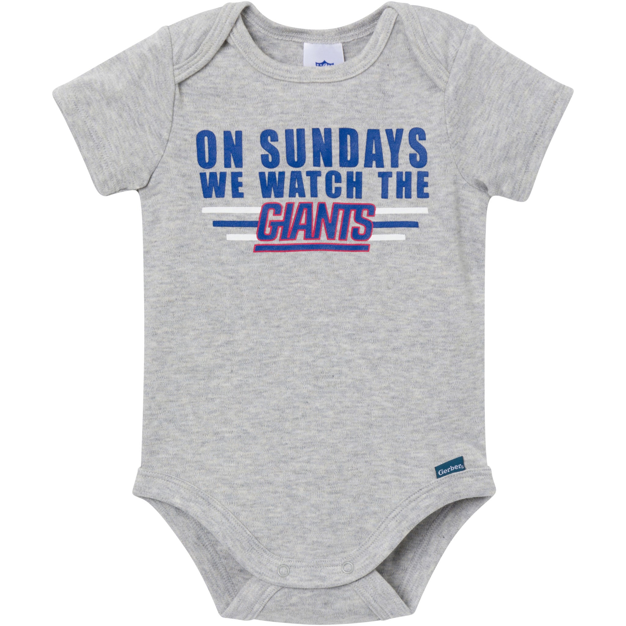 3-Pack Baby Boys New York Giants Bodysuit Set-Gerber Childrenswear Wholesale