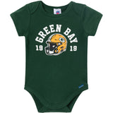 3-Pack Baby Boys Green Bay Packers Bodysuit Set-Gerber Childrenswear Wholesale