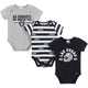 3-Pack Baby Boys Las Vegas Raiders Bodysuit Set-Gerber Childrenswear Wholesale