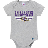 3-Pack Baby Boys Baltimore Ravens Bodysuit Set-Gerber Childrenswear Wholesale