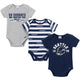 3-Pack Baby Boys Seattle Seahawks Bodysuit Set-Gerber Childrenswear Wholesale