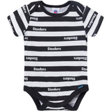 3-Pack Baby Boys Pittsburgh Steelers Bodysuit Set-Gerber Childrenswear Wholesale