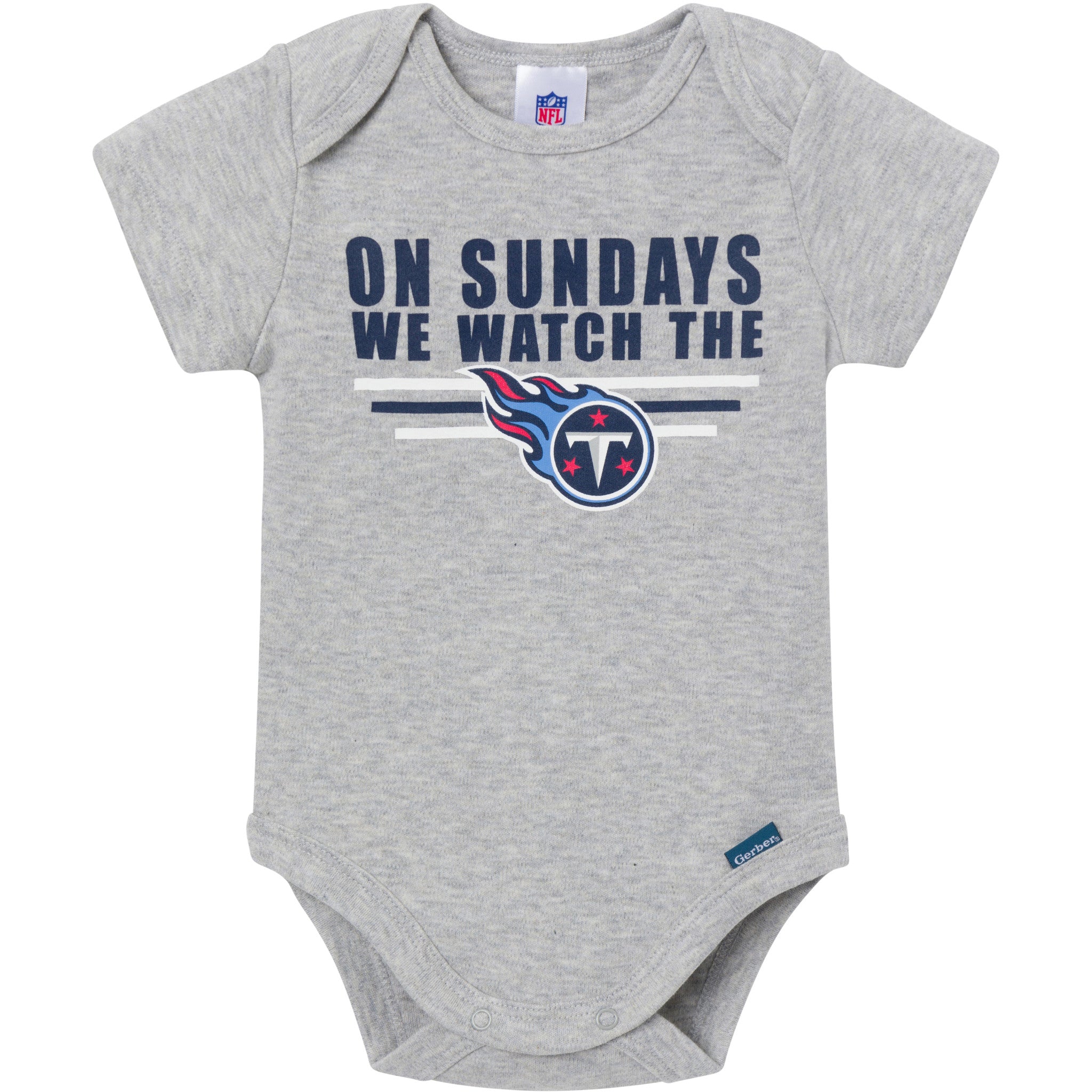 3-Pack Baby Boys Tennessee Titans Bodysuit Set-Gerber Childrenswear Wholesale