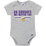 3-Pack Baby Boys Minnesota Vikings Bodysuit Set-Gerber Childrenswear Wholesale