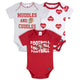 3-Pack Baby Girls 49ers Onesies® Bodysuit Set-Gerber Childrenswear Wholesale