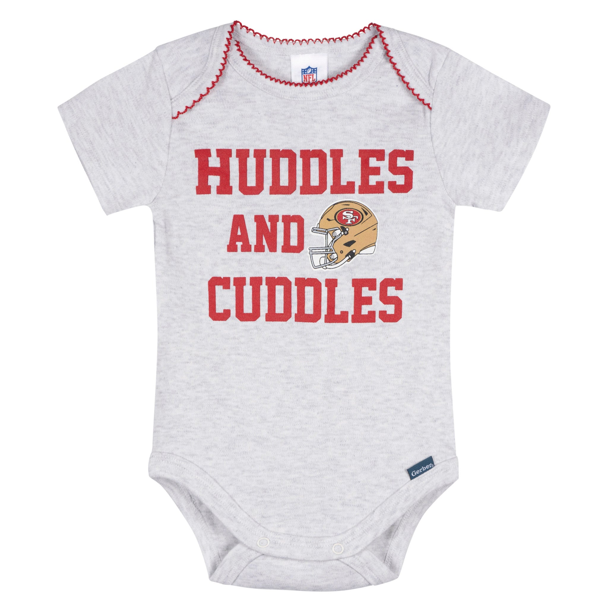 3-Pack Baby Girls 49ers Onesies® Bodysuit Set-Gerber Childrenswear Wholesale