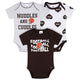 3-Pack Baby Girls Cleveland Browns Bodysuit Set-Gerber Childrenswear Wholesale