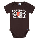 3-Pack Baby Girls Cleveland Browns Bodysuit Set-Gerber Childrenswear Wholesale