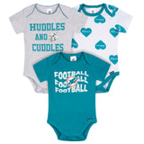 3-Pack Baby Girls Miami Dolphins Bodysuit Set-Gerber Childrenswear Wholesale