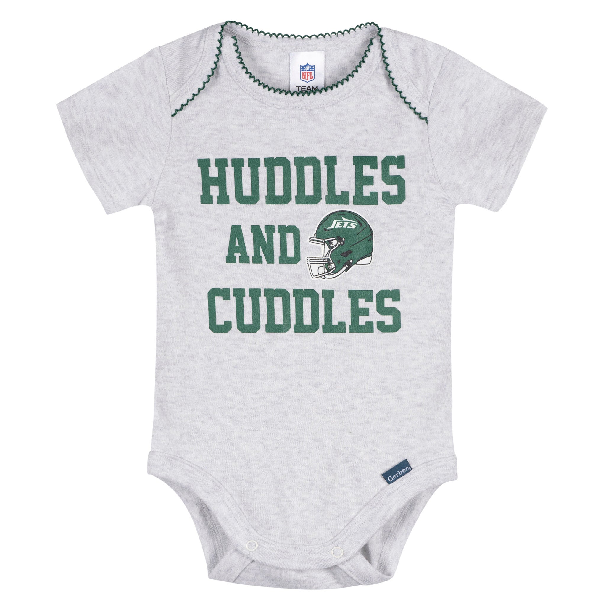 3-Pack Baby Girls New York Jets Bodysuit Set-Gerber Childrenswear Wholesale