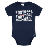 3-Pack Baby Girls New England Patriots Bodysuit Set-Gerber Childrenswear Wholesale