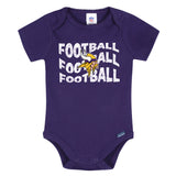 3-Pack Baby Girls Minnesota Vikings Bodysuit Set-Gerber Childrenswear Wholesale