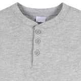 3-Pack Infant & Toddler Boys Black/White/Grey Long Sleeve Shirts-Gerber Childrenswear Wholesale