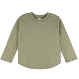 3-Pack Infant & Toddler Boys Green/Brown/Blue Long Sleeve Shirts-Gerber Childrenswear Wholesale