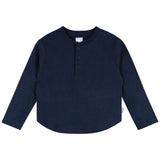 3-Pack Infant & Toddler Boys Green/Brown/Blue Long Sleeve Shirts-Gerber Childrenswear Wholesale