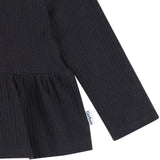 3-Pack Infant & Toddler Girls Black/White/Grey Long Sleeve Shirts-Gerber Childrenswear Wholesale