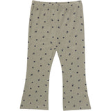 3-Pack Infant & Toddler Girls Green Daisies, Blue and Gray Textured Flare Leggings-Gerber Childrenswear Wholesale