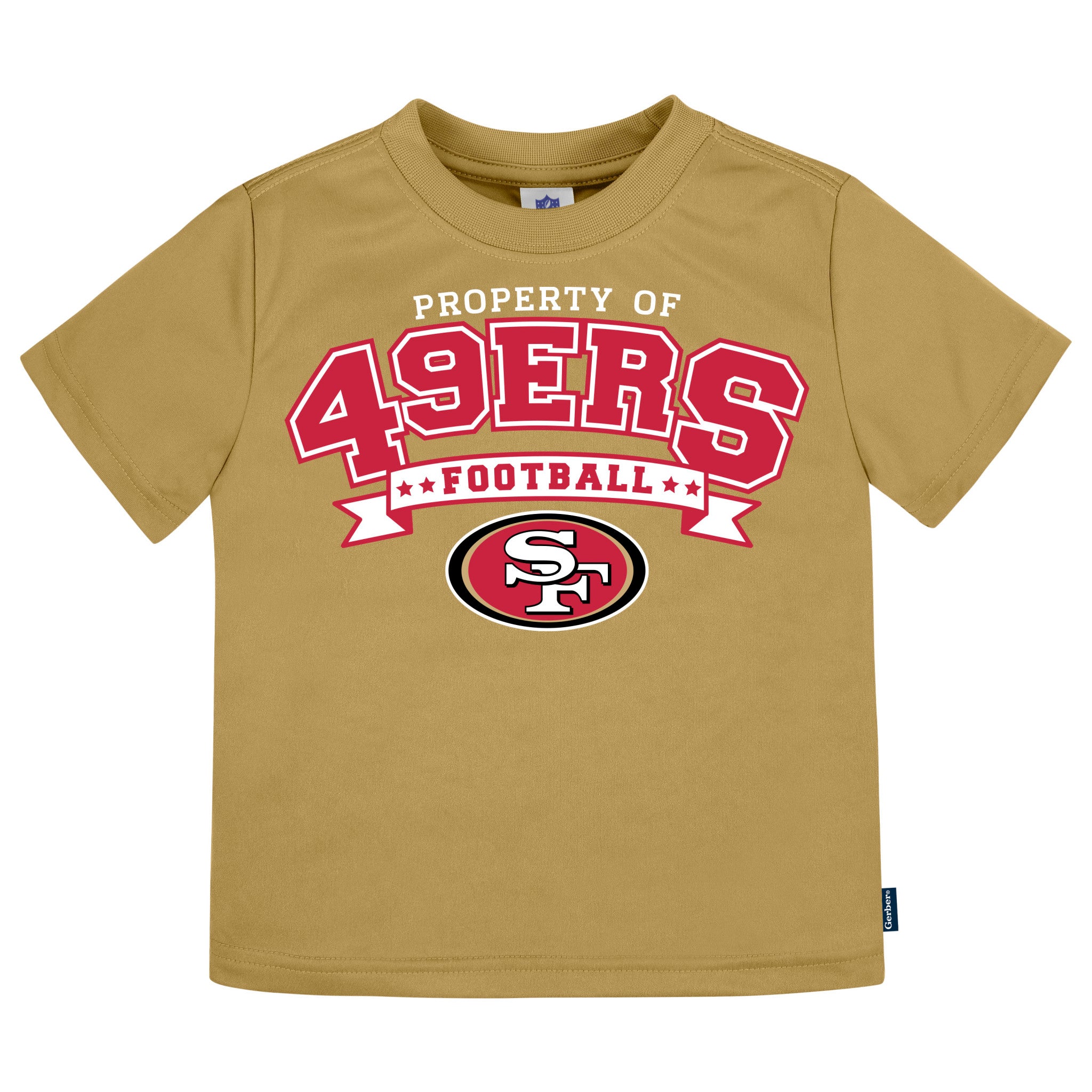 3-Pack Infant & Toddler Neutral 49ers T-Shirts-Gerber Childrenswear Wholesale