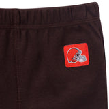 3-Piece Baby Boys Cleveland Browns Bodysuit, Active Pant and Cap-Gerber Childrenswear Wholesale