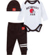 3-Piece Baby Boys Cleveland Browns Bodysuit, Active Pant and Cap-Gerber Childrenswear Wholesale