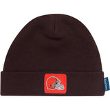 3-Piece Baby Boys Cleveland Browns Bodysuit, Active Pant and Cap-Gerber Childrenswear Wholesale