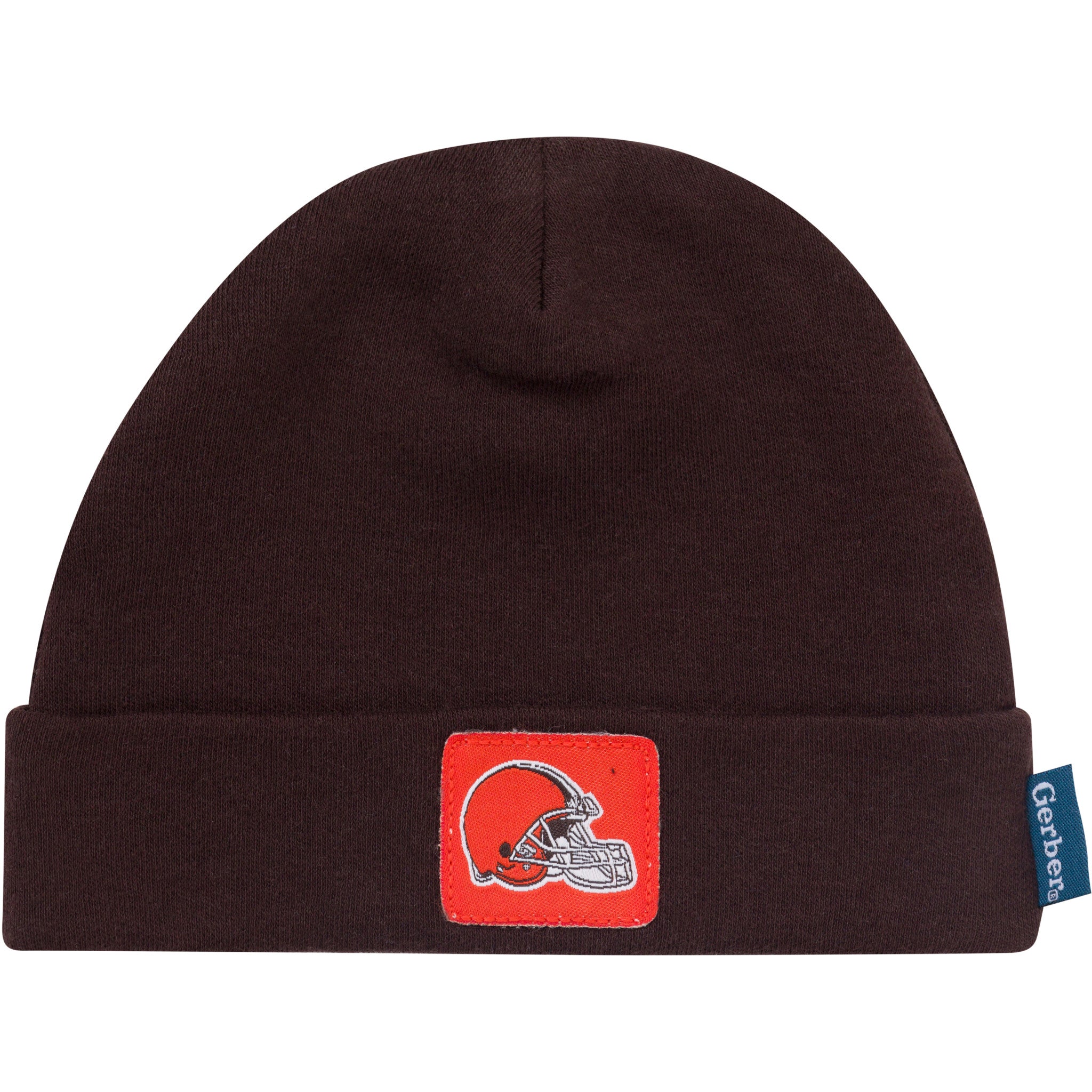 3-Piece Baby Boys Cleveland Browns Bodysuit, Active Pant and Cap-Gerber Childrenswear Wholesale