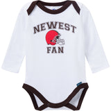 3-Piece Baby Boys Cleveland Browns Bodysuit, Active Pant and Cap-Gerber Childrenswear Wholesale