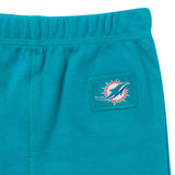 3-Piece Baby Boys Miami Dolphins Bodysuit, Active Pant and Cap-Gerber Childrenswear Wholesale