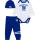 3-Piece Baby Boys New York Giants Bodysuit, Active Pant and Cap-Gerber Childrenswear Wholesale