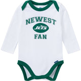 3-Piece Baby Boys New York Jets Bodysuit, Active Pant and Cap-Gerber Childrenswear Wholesale