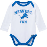 3-Piece Baby Boys Detroit Lions Bodysuit, Active Pant and Cap-Gerber Childrenswear Wholesale
