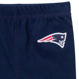 3-Piece Baby Boys New England Patriots Bodysuit, Active Pant and Cap-Gerber Childrenswear Wholesale