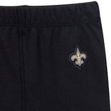 3-Piece Baby Boys New Orleans Saints Bodysuit, Active Pant and Cap-Gerber Childrenswear Wholesale