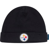 3-Piece Baby Boys Pittsburgh Steelers Bodysuit, Active Pant and Cap-Gerber Childrenswear Wholesale