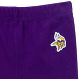 3-Piece Baby Boys Minnesota Vikings Bodysuit, Active Pant and Cap-Gerber Childrenswear Wholesale