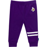 3-Piece Baby Boys Minnesota Vikings Bodysuit, Active Pant and Cap-Gerber Childrenswear Wholesale