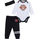 3-Piece Baby Girls Cincinatti Bengals Bodysuit, Pants & Headband Set-Gerber Childrenswear Wholesale