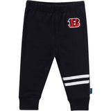3-Piece Baby Girls Cincinatti Bengals Bodysuit, Pants & Headband Set-Gerber Childrenswear Wholesale