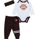 3-Piece Baby Girls Cleveland Browns Bodysuit, Pants & Headband Set-Gerber Childrenswear Wholesale